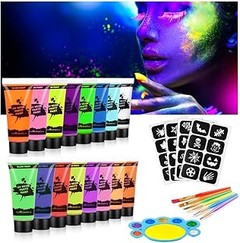 Opciones creativas a las pinturas fluorescentes para niños