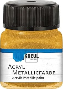 Cómo aplicar pinturas metalizadas en tus manualidades