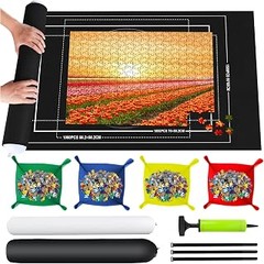 Instrucciones para usar bolsas de almacenamiento para alfombras puzzle
