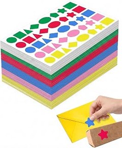 Comparativa de marcas de pegatinas para manualidades escolares