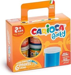 Actividades divertidas con pinturas de dedos para niños