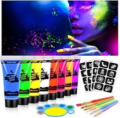 Proyectos Divertidos de Manualidades con Pinturas Fluorescentes para Niños