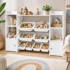 Cómo decorar habitaciones infantiles con estanterías y cajas