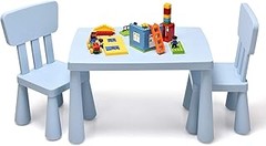 Conjuntos de mesa y dos sillas infantiles