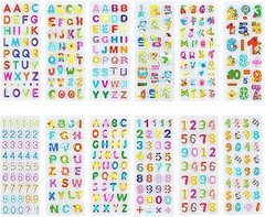 Comparativa de las mejores marcas de pegatinas de números para niños