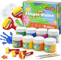 Seguridad de las pinturas de dedos para niños alérgicos