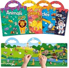 Pegatinas reutilizables para niños