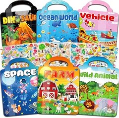 Conoce los tipos de pegatinas reutilizables para niños
