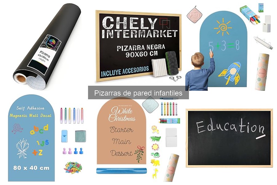Accesorios esenciales para pizarras de pared infantiles