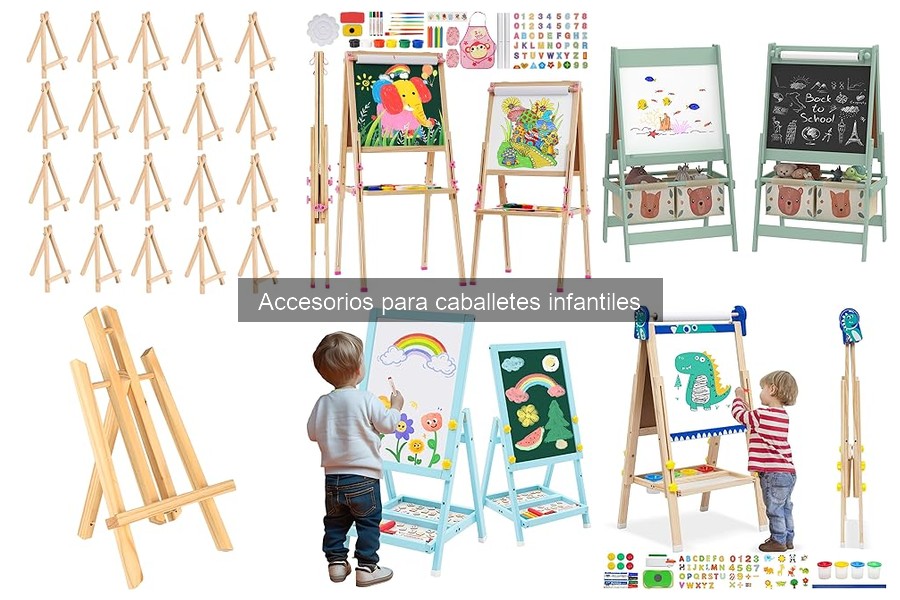 Accesorios imprescindibles para caballetes infantiles en casa