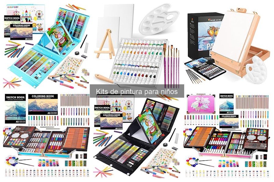 Actividades creativas con kits de pintura para niños