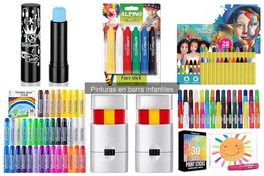 Actividades Creativas con Pinturas en Barra Infantiles