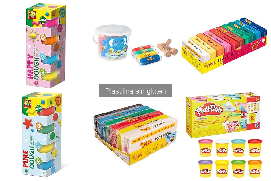 Actividades creativas con plastilina sin gluten para niños