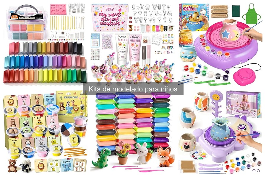 Actividades creativas para niños con kits de modelado