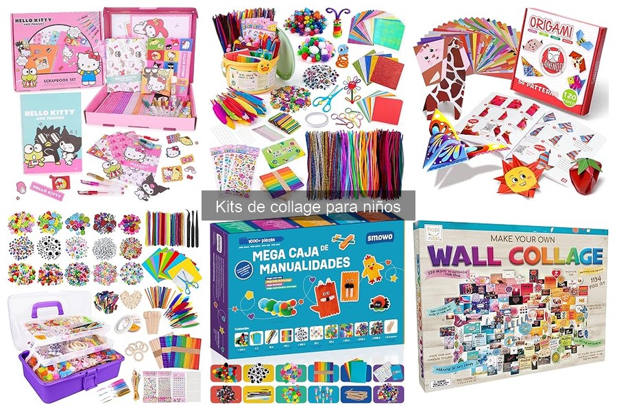 Actividades divertidas con kits de collage para niños