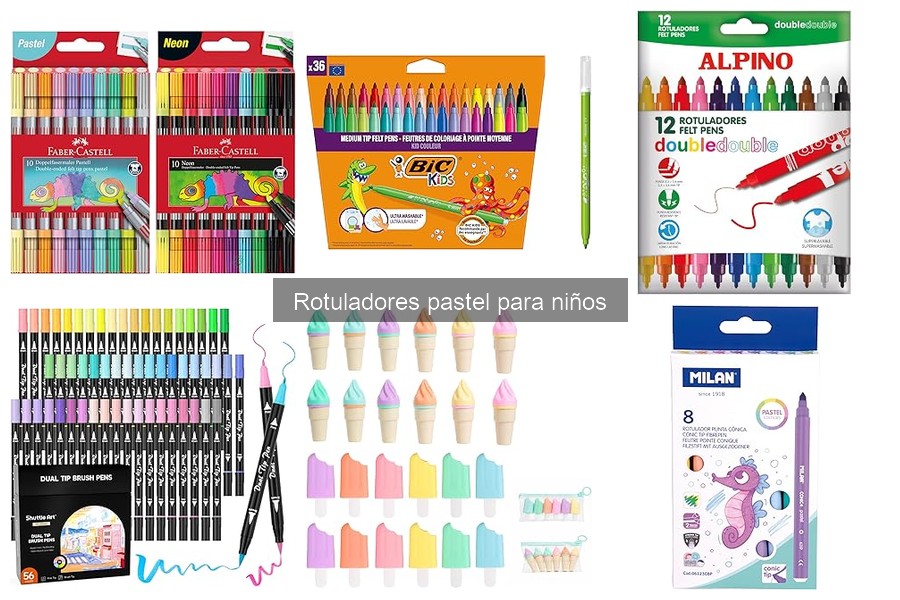 Actividades Divertidas con Rotuladores Pastel para Niños
