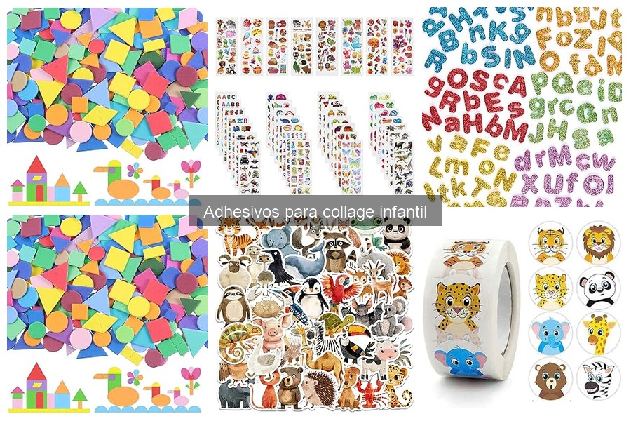 ** Adhesivos para collage infantil: definición y tipos
