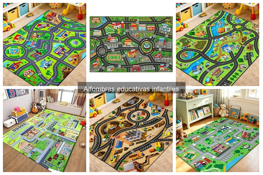 Alfombras educativas para aprender jugando en casa