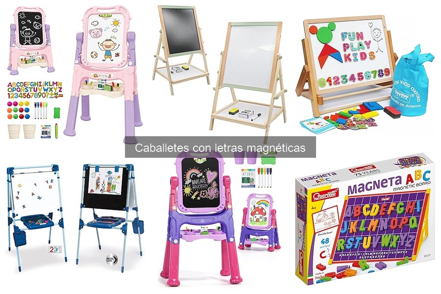 Alternativas a caballetes con letras magnéticas para niños