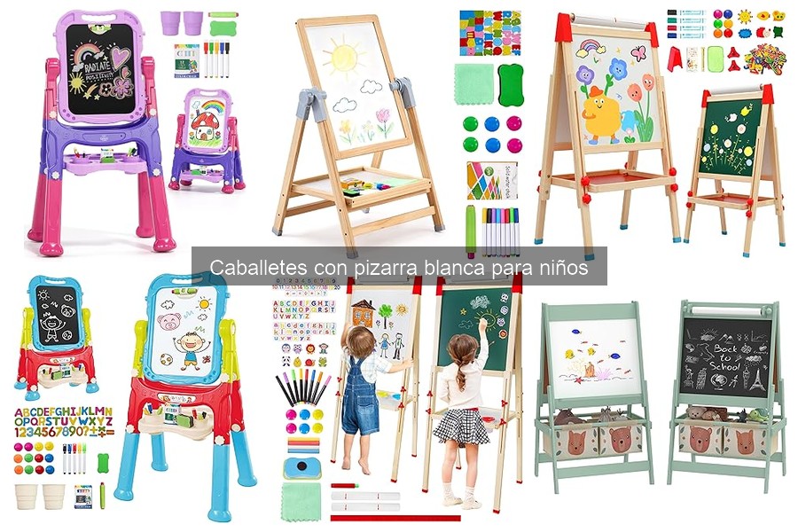 Alternativas a caballetes con pizarra blanca para niños