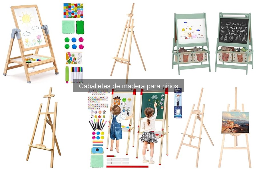 Alternativas a caballetes de madera para niños