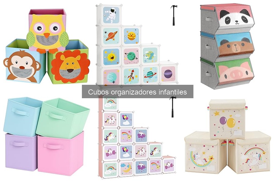 Alternativas a cubos organizadores infantiles para almacenamiento