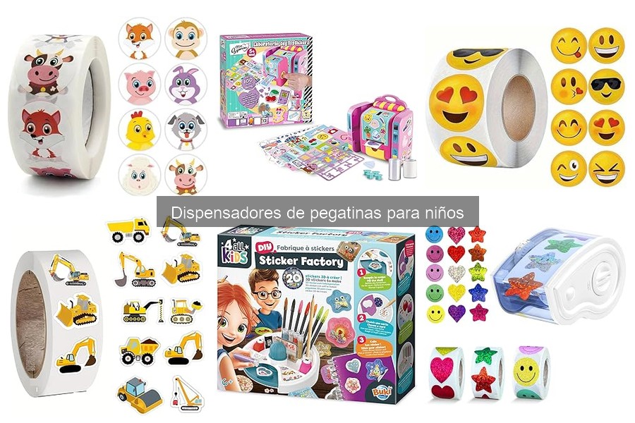 Alternativas a dispensadores de pegatinas para niños
