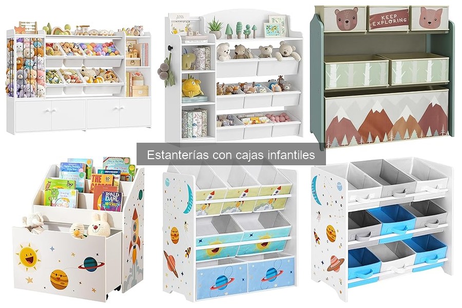 Alternativas a estanterías con cajas para organizar juguetes