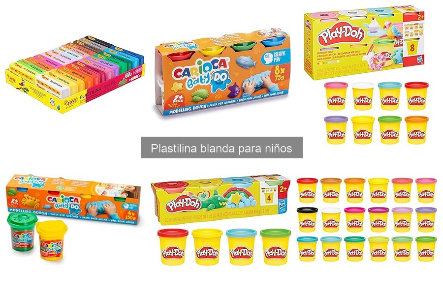 Alternativas a la plastilina blanda para niños: materiales creativos