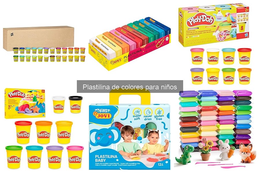 Alternativas a la plastilina de colores para niños