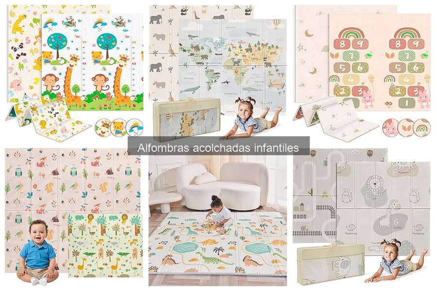Alternativas a las alfombras acolchadas infantiles para jugar