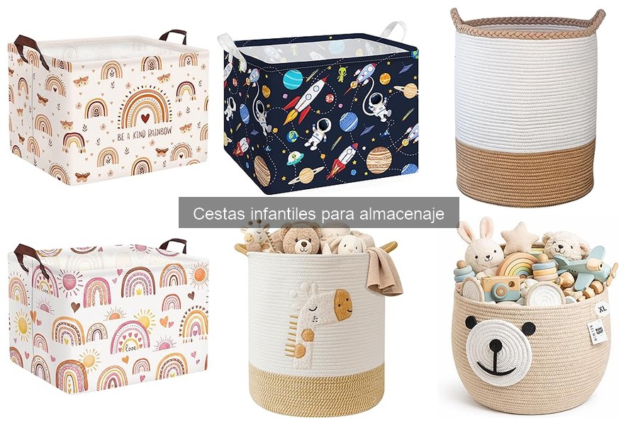 Alternativas a las cestas infantiles para almacenaje