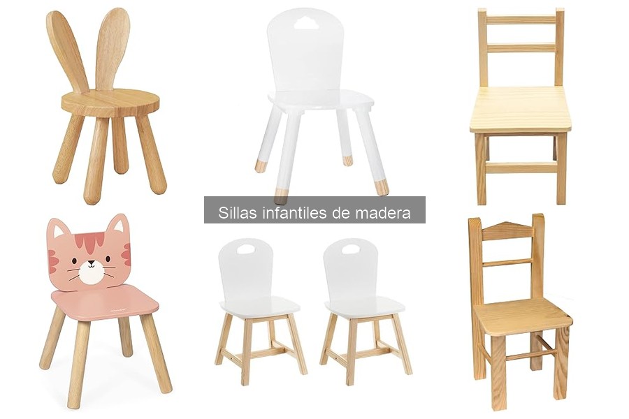 Alternativas a las sillas infantiles de madera