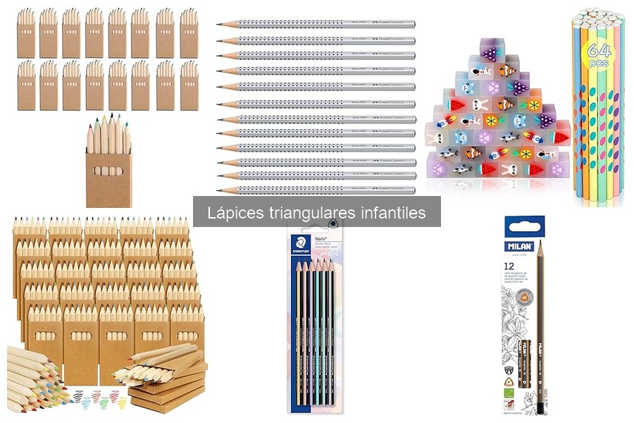 Alternativas a los Lápices Triangulares Infantiles: Opciones Ergonómicas