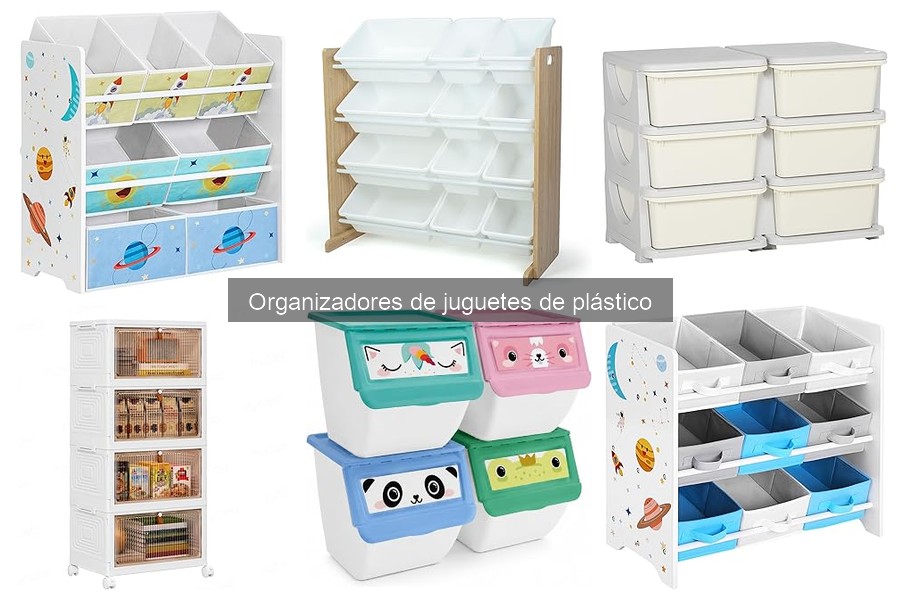 Alternativas a organizadores de juguetes de plástico
