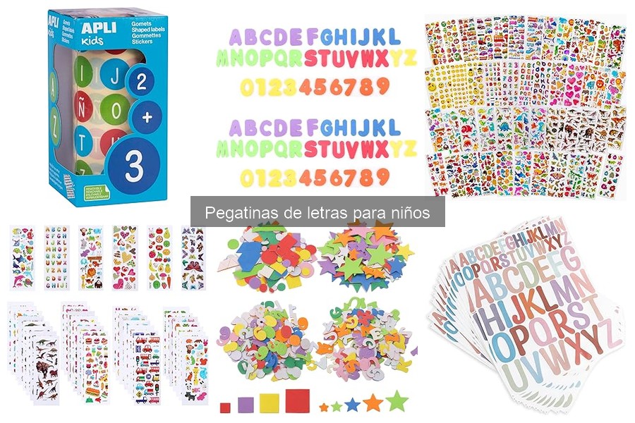 Alternativas a pegatinas de letras para el aprendizaje visual