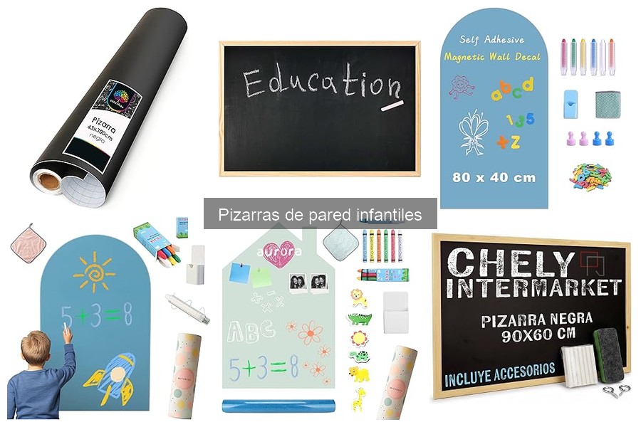 Alternativas a pizarras de pared infantiles para aprender