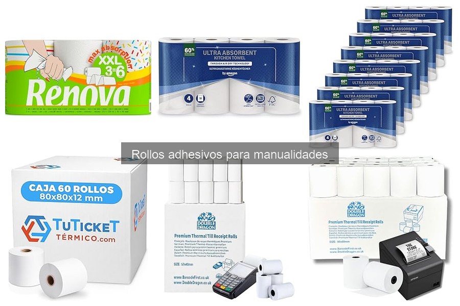 Alternativas a rollos adhesivos para manualidades