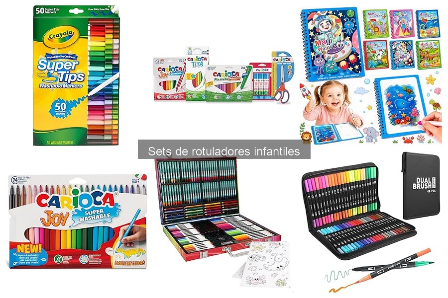 Alternativas a rotuladores infantiles para actividades creativas