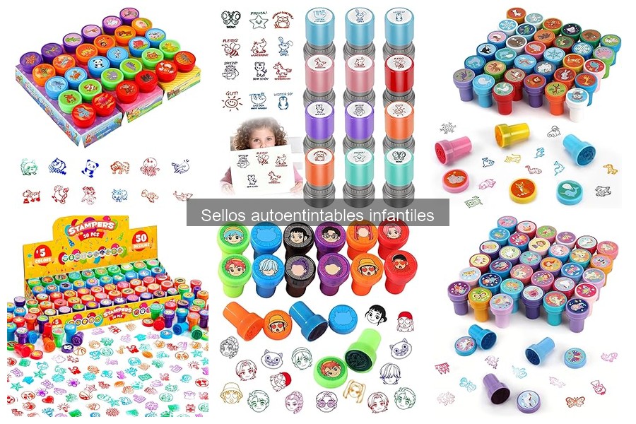 Alternativas a sellos autoentintables en manualidades infantiles
