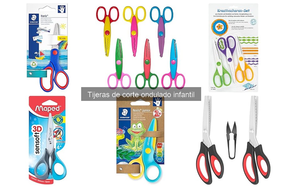 Alternativas a tijeras de corte ondulado para manualidades infantiles