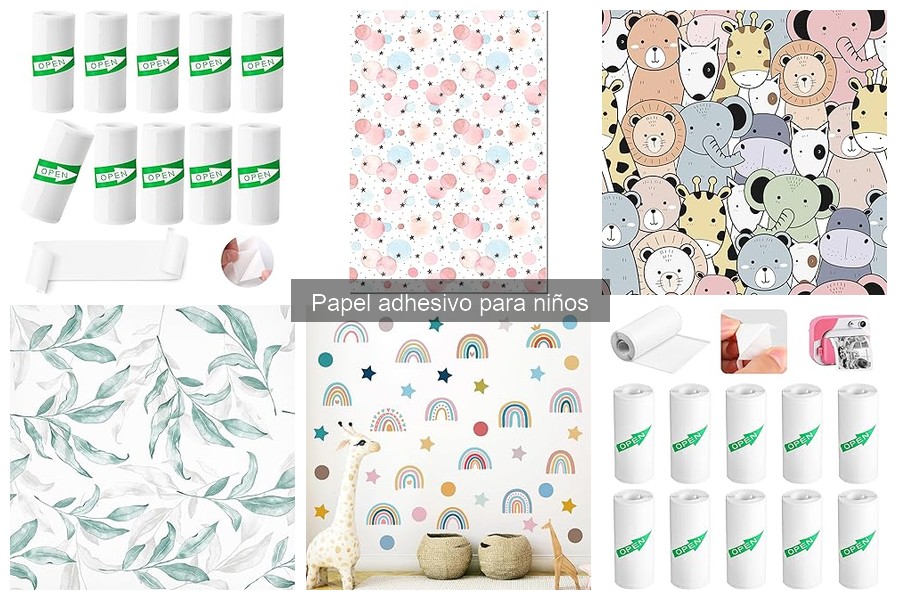 Alternativas al papel adhesivo para manualidades infantiles