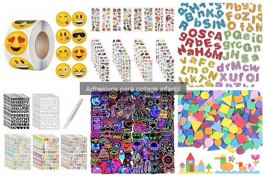 Alternativas creativas a adhesivos para collage infantil