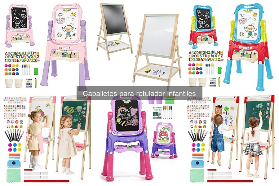 Alternativas creativas a caballetes para rotulador infantil