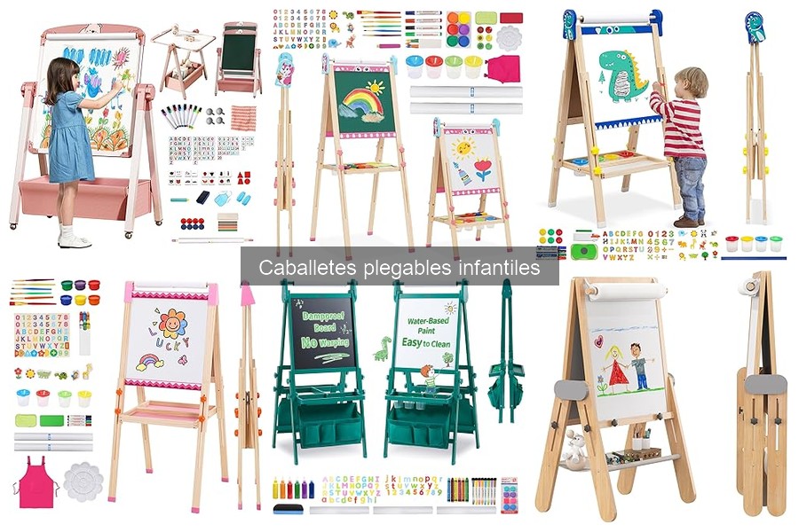 Alternativas creativas a caballetes plegables infantiles