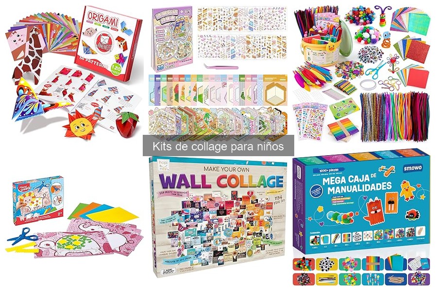 Alternativas creativas a kits de collage para niños