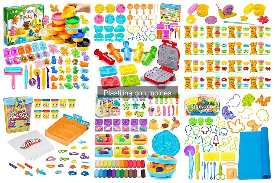 Alternativas creativas a la plastilina con moldes