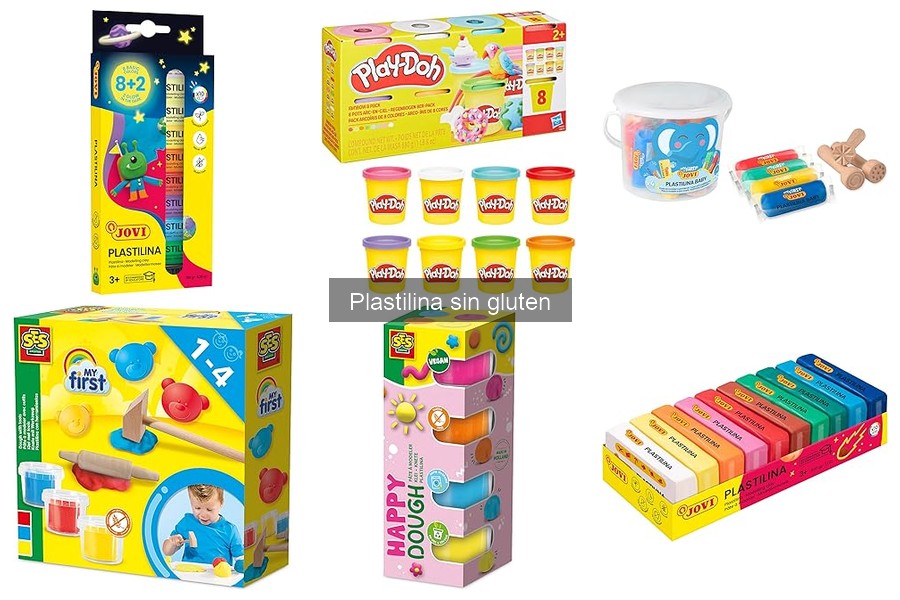 Alternativas creativas a la plastilina sin gluten para niños