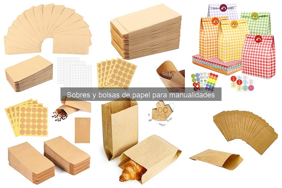Alternativas creativas a las bolsas de papel para manualidades
