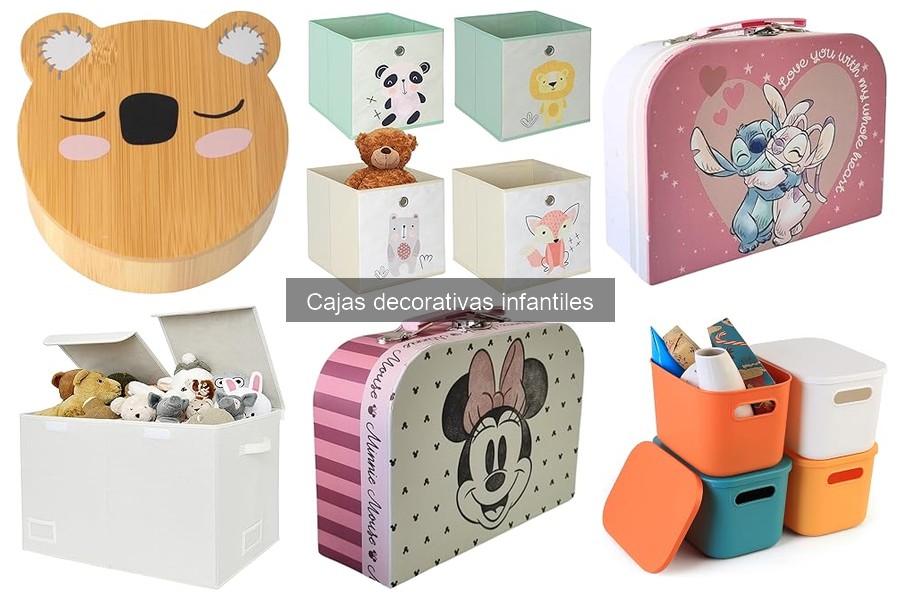Alternativas creativas a las cajas decorativas infantiles